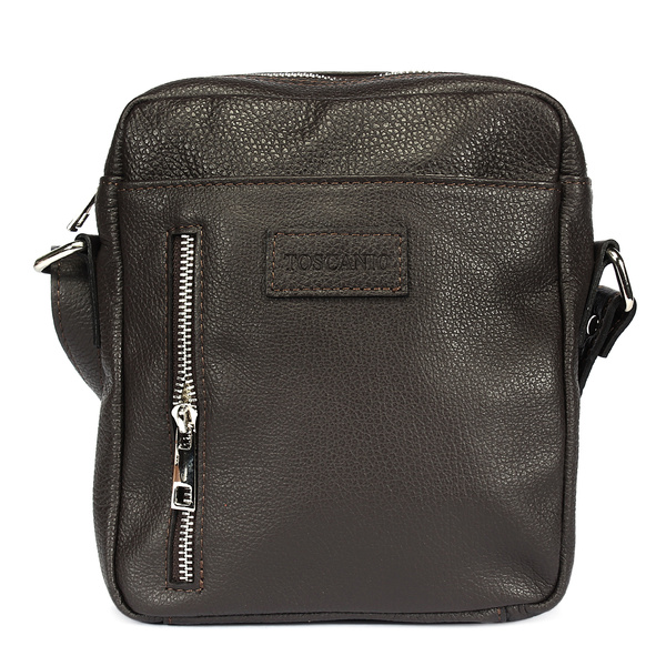 Brązowa listonoszka męska MAKARY