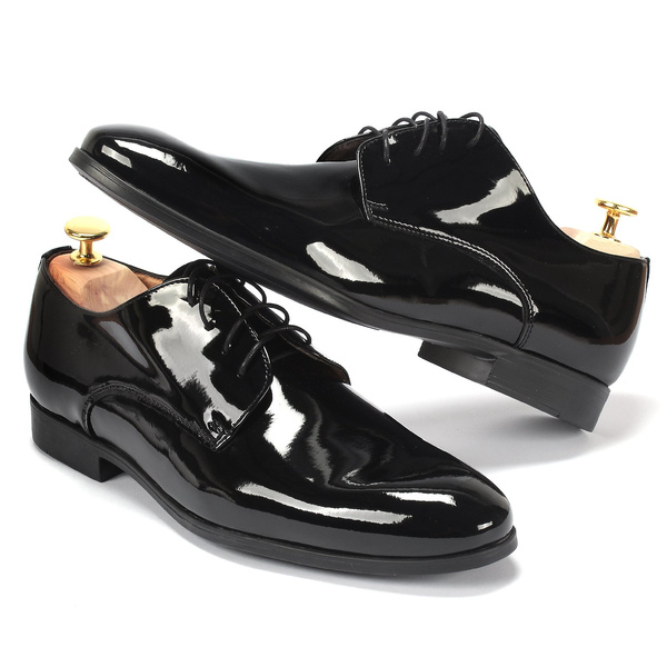 Czarne lakierki ROMUALD