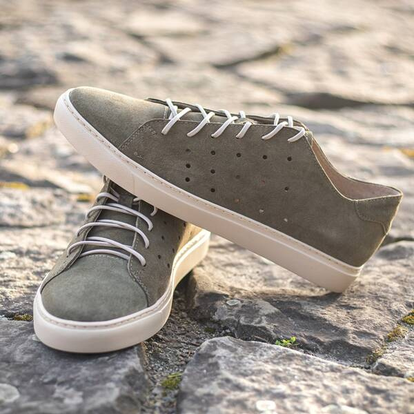 Zielone sneakersy męskie DANIEL