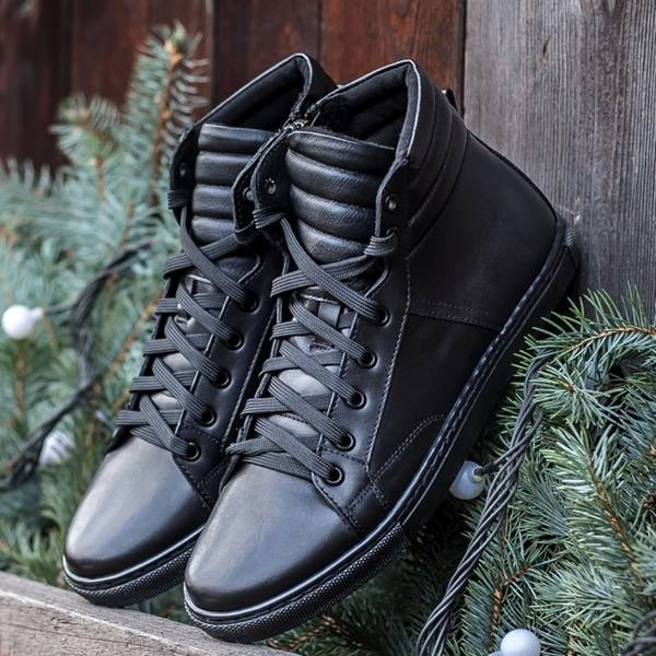 Czarne sneakersy ROGER