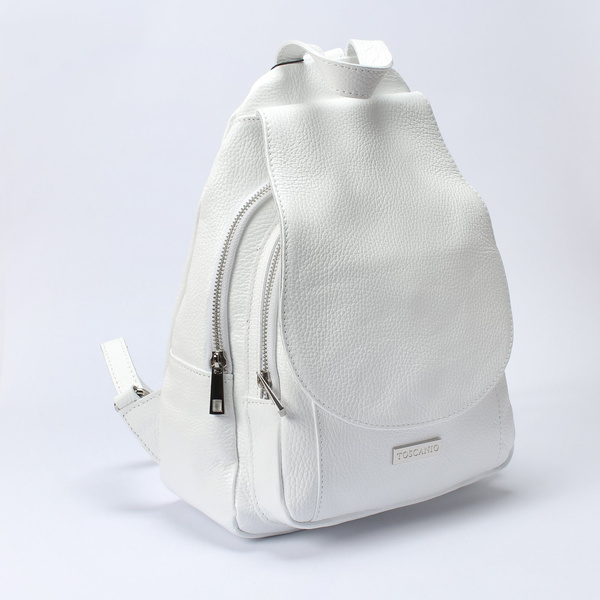 Biały plecak damski AMANDA
