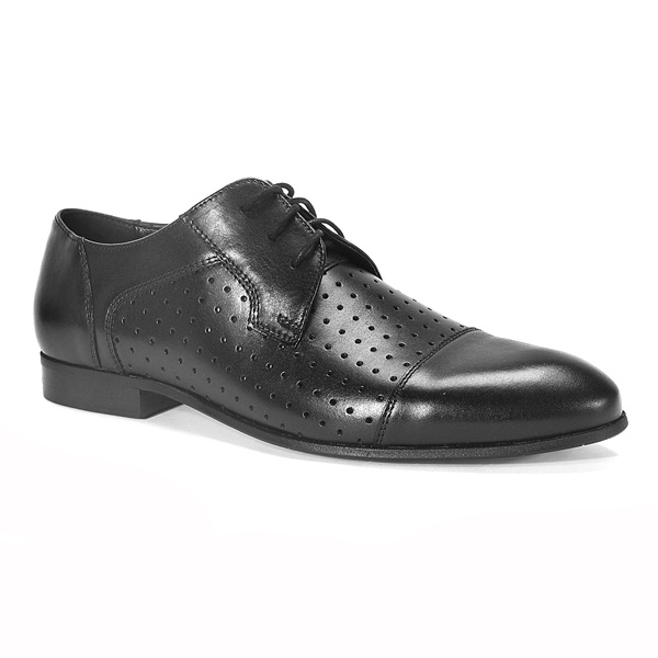 Czarne półbuty męskie ALEXANDER