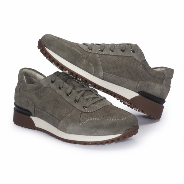 Oliwkowe sneakersy męskie ANDREA