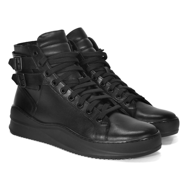 Czarne trzewiki męskie ANDI