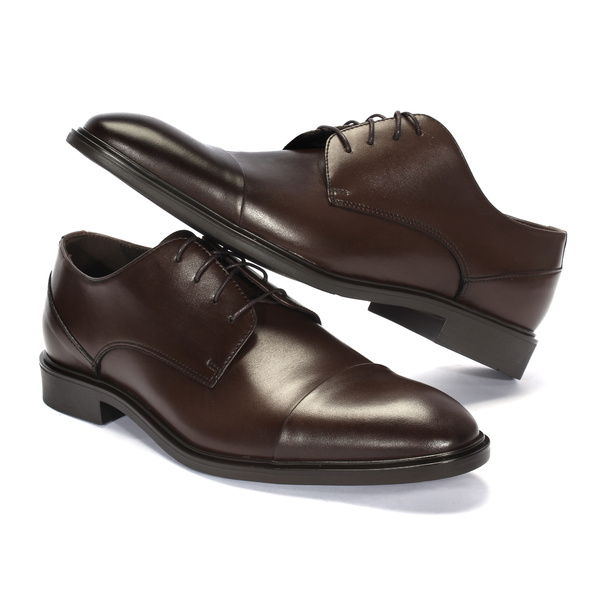 Brązowe półbuty wizytowe WILL