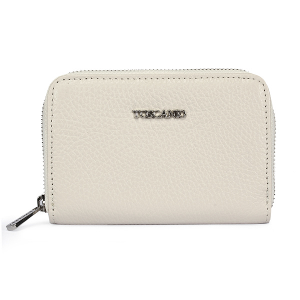 Kremowy portfel damski TOS P06