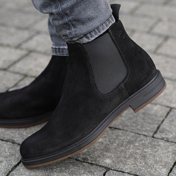 Czarne sztyblety LAMBER